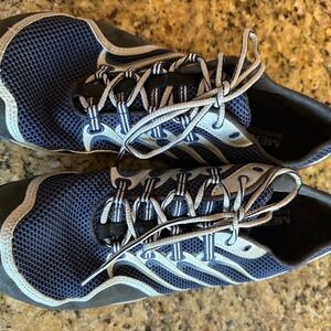 Merrell Barefoot Trail Glove Men 11 Shoe Hiking Running Blue Smoke Adventure